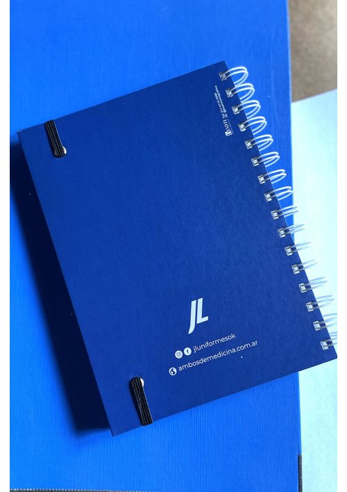 Cuaderno hojas rayadas A5 con estampa print