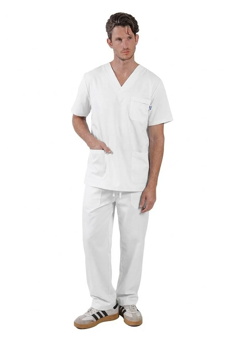 Ambo clásico unisex tela económica