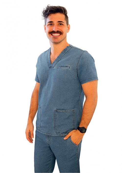 Ambo denim masculino