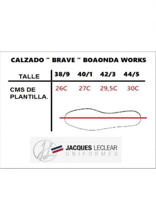 Zueco modelo Brave