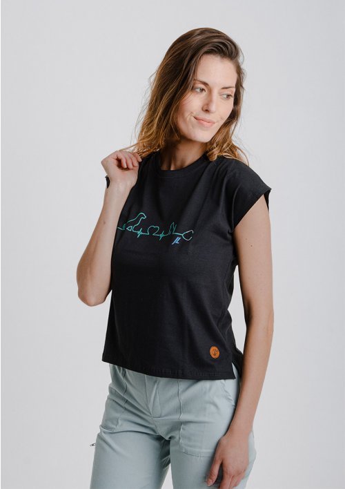 Remera mujer estampada veterinaria