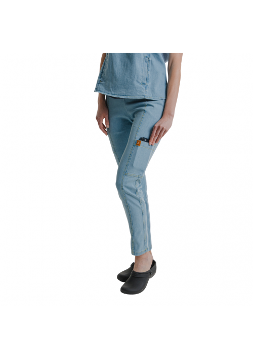 Ambo denim femenino