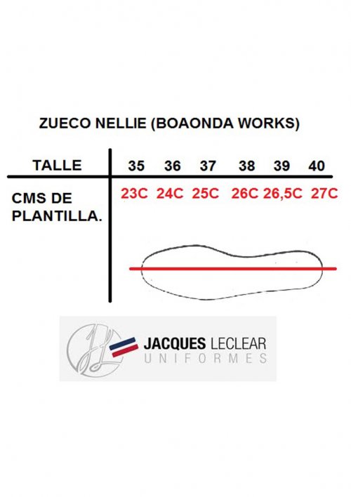 Zueco dama modelo Nelly